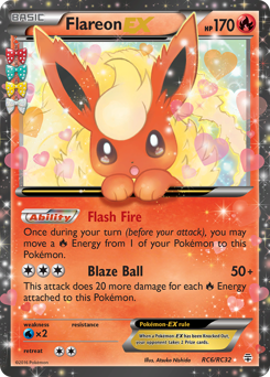 Pokemon Generations Flareon-EX - RC6