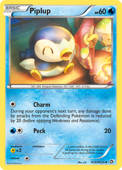Pokemon Legendary Treasures Piplup - RC6