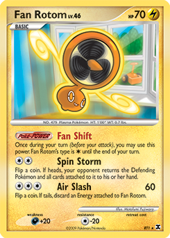 Pokemon Rising Rivals Fan Rotom - RT1