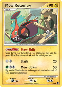 Pokemon Rising Rivals Mow Rotom - RT4