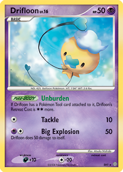 Pokemon Stormfront Drifloon - SH1