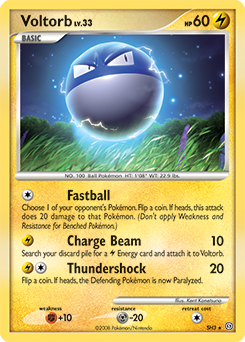 Pokemon Stormfront Voltorb - SH3