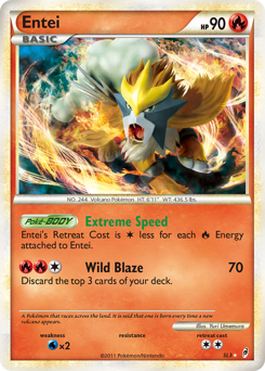 Pokemon Call of Legends Entei - SL3