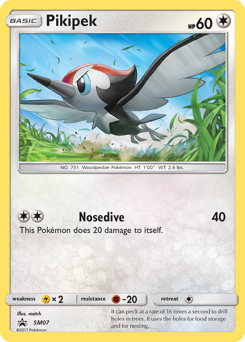 Pokemon SM Black Star Promos Pikipek - SM07