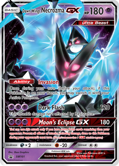 Pokemon SM Black Star Promos Dawn Wings Necrozma-GX - SM101