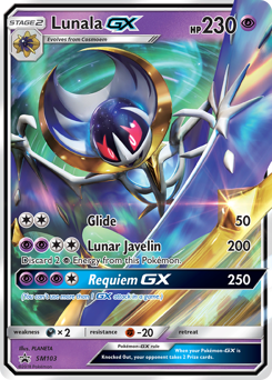 Pokemon SM Black Star Promos Lunala-GX - SM103