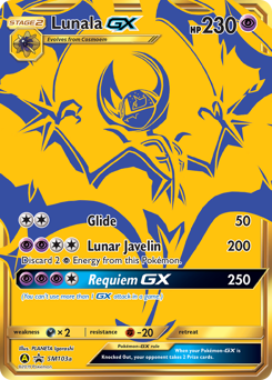 Pokemon SM Black Star Promos Lunala-GX - SM103a
