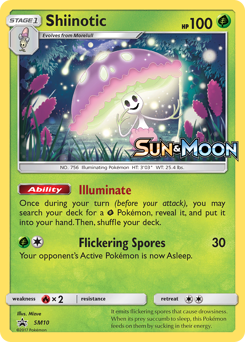 Pokemon SM Black Star Promos Shiinotic - SM10