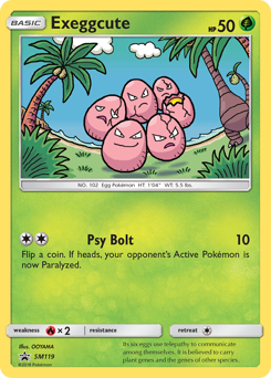 Pokemon SM Black Star Promos Exeggcute - SM119