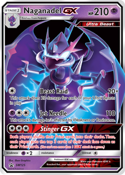Pokemon SM Black Star Promos Naganadel-GX - SM125
