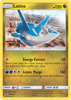 Pokemon SM Black Star Promos Latios - SM136