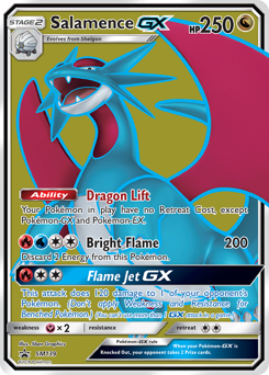Pokemon SM Black Star Promos Salamence-GX - SM139