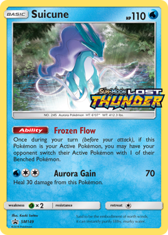 Pokemon SM Black Star Promos Suicune - SM149