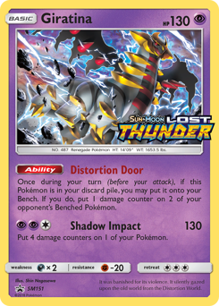 Pokemon SM Black Star Promos Giratina - SM151
