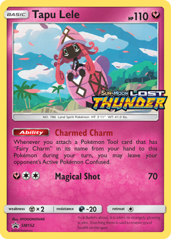 Pokemon SM Black Star Promos Tapu Lele - SM152