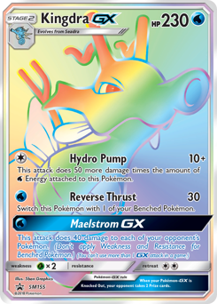 Pokemon SM Black Star Promos Kingdra-GX - SM155