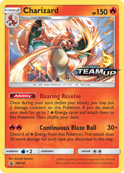 Pokemon SM Black Star Promos Charizard - SM158