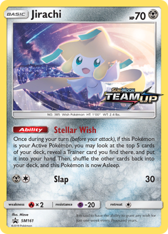 Pokemon SM Black Star Promos Jirachi - SM161