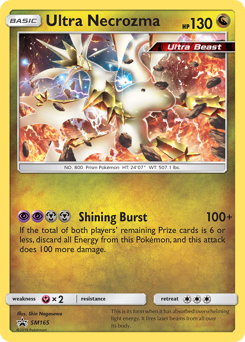 Pokemon SM Black Star Promos Ultra Necrozma - SM165