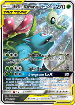 Pokemon SM Black Star Promos Celebi & Venusaur-GX - SM167