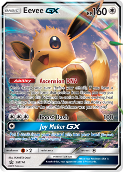 Pokemon SM Black Star Promos Eevee-GX - SM174