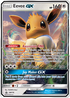 Pokemon SM Black Star Promos Eevee-GX - SM176
