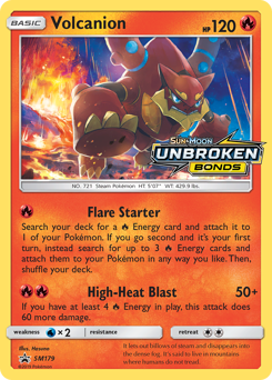 Pokemon SM Black Star Promos Volcanion - SM179
