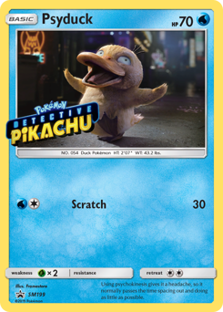Pokemon SM Black Star Promos Psyduck - SM199