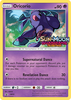 Pokemon SM Black Star Promos Oricorio - SM19