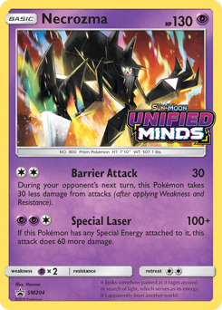 Pokemon SM Black Star Promos Necrozma - SM204