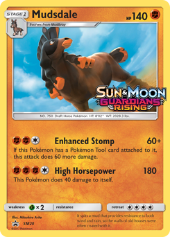 Pokemon SM Black Star Promos Mudsdale - SM20