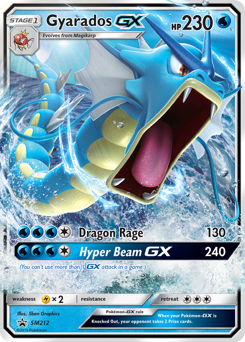 Pokemon SM Black Star Promos Gyarados-GX - SM212