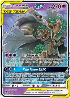 Pokemon SM Black Star Promos Trevenant & Dusknoir-GX - SM217