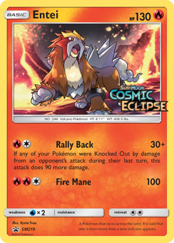 Pokemon SM Black Star Promos Entei - SM219