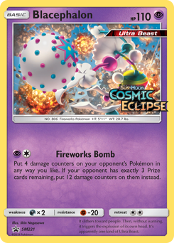 Pokemon SM Black Star Promos Blacephalon - SM221
