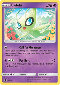 Pokemon SM Black Star Promos Celebi - SM224