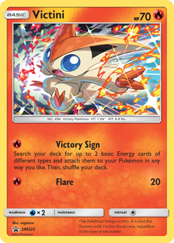 Pokemon SM Black Star Promos Victini - SM225