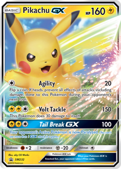 Pokemon SM Black Star Promos Pikachu-GX - SM232
