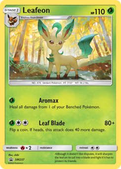 Pokemon SM Black Star Promos Leafeon - SM237