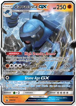 Pokemon SM Black Star Promos Carracosta-GX - SM239