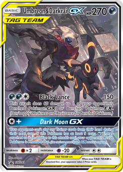Pokemon SM Black Star Promos Umbreon & Darkrai-GX - SM241