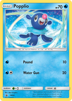 Pokemon SM Black Star Promos Popplio - SM24