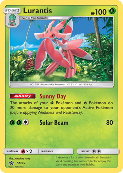 Pokemon SM Black Star Promos Lurantis - SM25