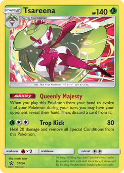 Pokemon SM Black Star Promos Tsareena - SM26