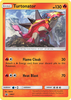 Pokemon SM Black Star Promos Turtonator - SM27