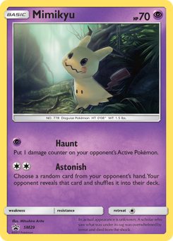 Pokemon SM Black Star Promos Mimikyu - SM29