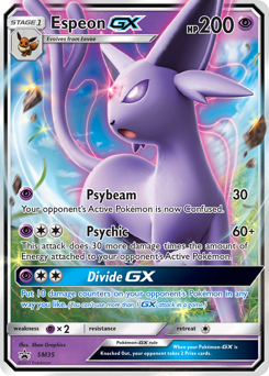 Pokemon SM Black Star Promos Espeon-GX - SM35
