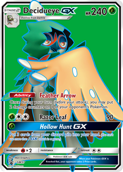 Pokemon SM Black Star Promos Decidueye-GX - SM37