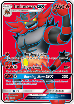 Pokemon SM Black Star Promos Incineroar-GX - SM38