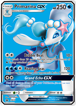 Pokemon SM Black Star Promos Primarina-GX - SM39